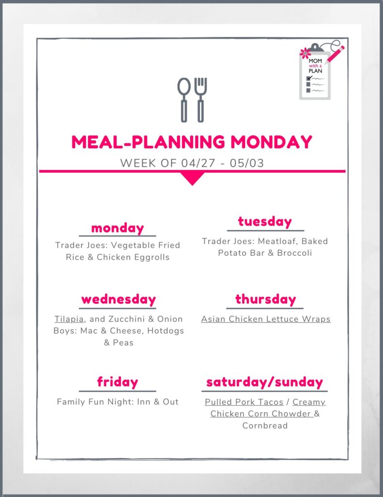 Meal Planning Monday - Get the best meal planning tips every week